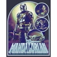 thumbnail image 2 of Women's Star Wars: The Mandalorian The New Plan  Graphic Tee Navy Blue Large, 2 of 5