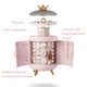 thumbnail image 4 of Cajas y organizadores de joyas Caja de joyería giratoria para el hogar Exhibidor de aretes Collar de aretes Caja de almacenamiento de joyas de gran capacidad Cajas de joyería, 4 of 9