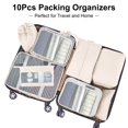 thumbnail image 2 of Juego de 10 bolsas organizadoras de equipaje Packing Cubes YEEYAA para toda la familia, 2 of 6