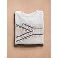 thumbnail image 3 of Two Way Railroad Sweatshirt Women's -Taher Saoud Designs, 3 of 4