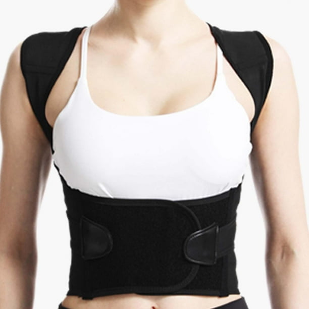 Cinturón corrector de espalda, soporte de clavícula fácil de usar, faja lumbar ajustable M