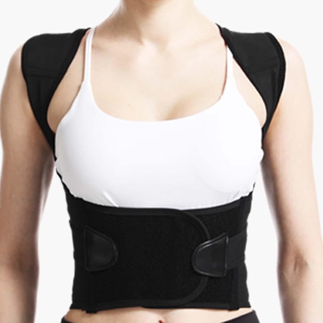 Back Correction Strap Breathable Upright Back Straightener Clavicle Support Back M