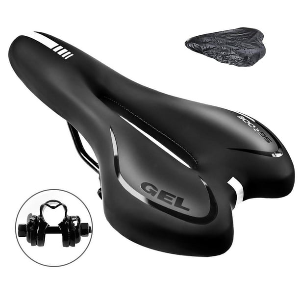Comfortable Bike Seat, Gel Bicycle Saddle Padded Professional