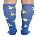 thumbnail image 3 of Printsupport Women 12 mmHg Support Socks  Regular  Pineapple Toss, 3 of 7