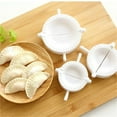 thumbnail image 1 of Dumpling Mould 3pcs Kitchen Mould Making 3 Sizes Pie Maker Dough Ravioli Kitchen Dining Bar, 1 of 7