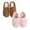 Pink 1PCS & Coffee 1PCS, variant on Unisex Adult Concha Slippers Memory Foam Casual, Round Toe (Coffee 8)