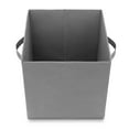 thumbnail image 4 of Casafield Set of 6 Fabric Storage Cube Bins, Gray - 11" Collapsible Foldable Cloth Baskets for Shelves and Cubby Organizers, 4 of 8