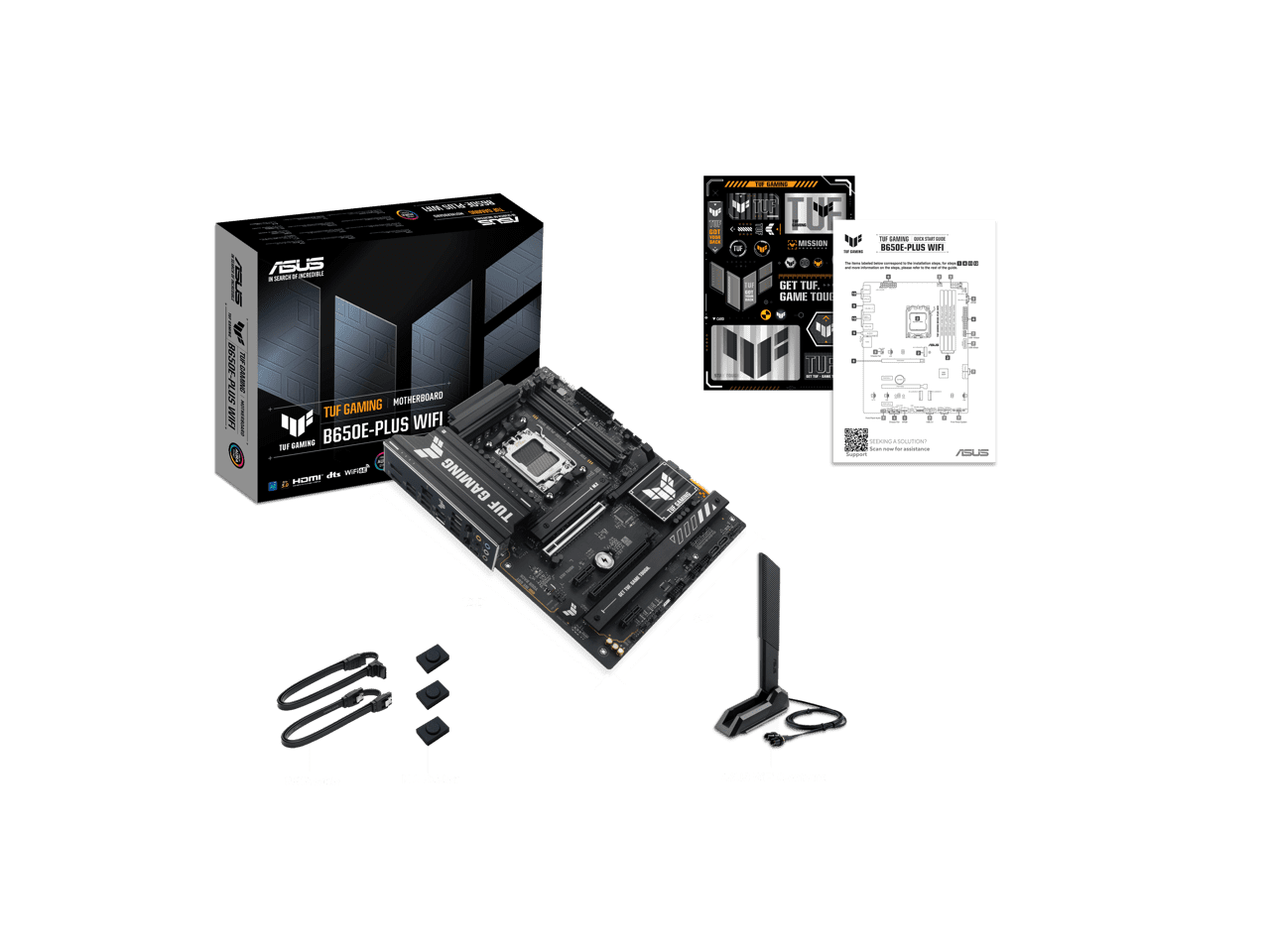 TUF GAMING B650E-PLUS WIFI Gaming Desktop Motherboard - AMD B650 Chipset - Socket AM5 - ATX (tufgamingb650e-pluswifi)