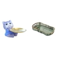 thumbnail image 1 of Figura de oso,Bandeja para gatos Bandeja para dulces para gatos Bandeja para estatuas de resina,Cuenco para llaves con forma de gato para la entrada,Bandeja de almacenamiento,Bandeja, 1 of 8