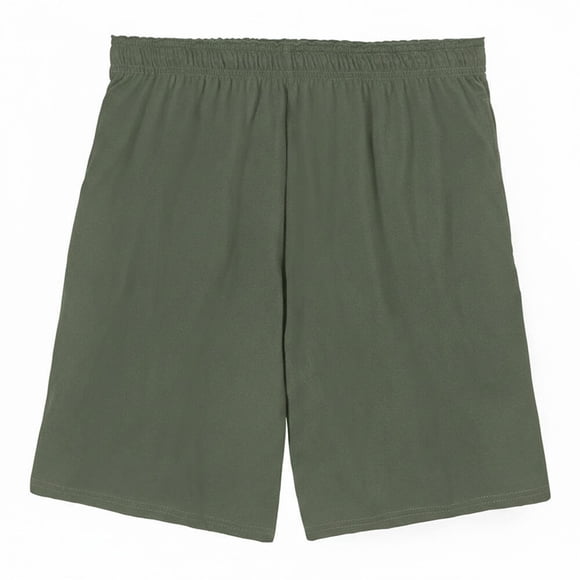 Short Deportivo Fruit of the Loom para Hombre, Algodón Sustentable, Verde, Talla G