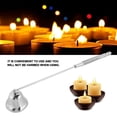 thumbnail image 3 of LYUMO 1Pcs Fashion Stainless Steel Bell Shaped Candle Snuffer Wick Trimmer Cover Hand Tool, Bell Shaped Candle Snuffer,Candle Cover, 3 of 8