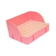thumbnail image 3 of Caja de arena para conejos, inodoro, tren, bandeja para cama, arena para esquinas con salpicaduras, inodoro tipo jaula. Rosa, 3 of 9