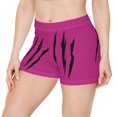 thumbnail image 3 of Effete Feline Claw Marks Scratch Women Shorts (AOP), 3 of 6