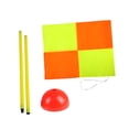thumbnail image 2 of Bandera De Esquina De Fútbol, Postes De Agilidad De Fútbol, Bandera Deportiva De Entrenamiento Para Adultos Para Juegos, 2 Uds., Base Roja, 2 of 8