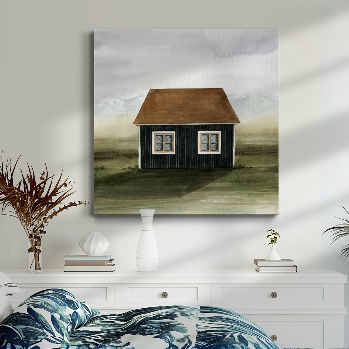 Wexford Home Nordic Cottage II-Premium Gallery Wrapped Canvas, 24" x 24" - Ready to Hang