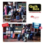 dbest products Quik Box - 8.4 Gallon 3 Pack Stackable Storage Bins with Doors.