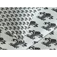thumbnail image 4 of Ambesonne Fleur De Lis Quilted Bedspread Set 3 Pcs, European Heraldry, King Size, Black White, 4 of 5