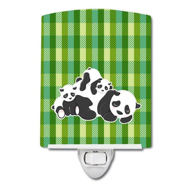 Carolines Treasures BB8591CNL Pandas Ceramic Night Light