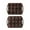 B, variant on Cornbread Baking Pan - 6-Cavity Silicone Corn Stick Mold for Cornbread, Cakes & Chocolates, Non-Toxic Heat-Resistant Nut Leaf Shape Dessert Maker