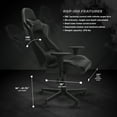 thumbnail image 4 of RESPAWN Ergonomic & Lumbar Support Swivel Gaming Chair, Black, 4 of 20