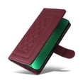thumbnail image 3 of JTCASES Compatible with iPhone 13 Pro 6.1 inch Case Wallet Flip Folio Case [Kickstand] with RFID Blocking Card Holders [Shockproof] and Wrist Strap Phone Cover for Men Women Girls, Winered, 3 of 13