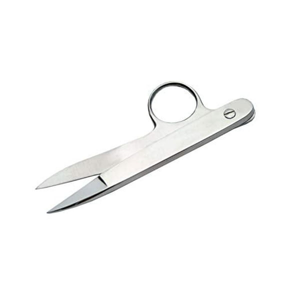 SZCO 4.5-Inch Heritage Precision Thread Nippers Professional Stainless Steel Snips Ultra-Sharp Tailoring Tool with Pouch