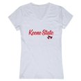 thumbnail image 1 of W Republic 555-453-WHT-03 T-Shirt Script Keene State College pour Femmes, Blanc - Large, 1 of 4