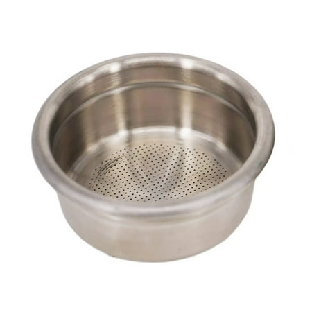 

Stainless Steel Coffee Filter Double Cup Coffee 58mm Non-Pressurized Porous Filter Basket