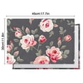 thumbnail image 6 of Pioneer Flower Floral Print Pattern Summer Placemats Table Placemats Set Of 4-Linen Kitchen Washable Placemats Table Mats 12x18 Inch Non-Slip Heat Resistant, 6 of 6