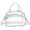 Grey, variant on Handy Laundry Clear Bag Stadium Approved - Transparent Tote Zippered Top & Shoulder Straps Storage Bag Tote Bag