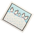 thumbnail image 2 of Kitchen Cleaning Cloth Bowls Washing Towel Dishes Wash Rag Kitchens Tools Household Absorbent Dish Cloths with Lovely Patterns Snow penguin, 2 of 6
