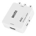 thumbnail image 4 of Convertidor de AV a alta definición a transversor AV2HDMI salida 1080P 60 HZ / 720P 60 HZ soporte para entrada PAL NTSC358 NTSC443 SECAM PAL / M PAL / N - Blanco, 4 of 8