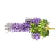 thumbnail image 3 of Guirnalda de flores artificiales para colgar en la pared, techo, simulación, vegetación, hogar, boda, plástico, flor falsa, vid, azul púrpura Inevent HA8919-02B, 3 of 6