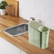 thumbnail image 1 of Bloque de cuchillos Macarena almacenamiento de herramientas de cocina acrílico con soporte para palillos Verde, 1 of 8