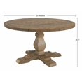 thumbnail image 3 of Martin Svensson Home Napa 55 In. Solid Wood Round Dining Table, 3 of 7