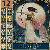 ‌2026 Goddess Wall Calendar - 12-Month Spiral Wall Calendar,Jan-Dec 2026,Large Writing Blocks & Holiday Highlights | To-Do List & Notes | office/Home Planner | Sturdy Double Coil Binding