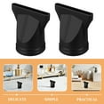 thumbnail image 3 of WORGEOUS 5pcs Plastic Hair Dryer Diffuser Nozzle Attachments Universal Fit for Most Hair Dryers Narrow Concentrator Attachments Hairdryer Accessories, 3 of 8
