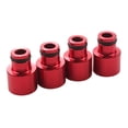 thumbnail image 5 of 4PCS Fuel Injector Adapters Hat Fuel Nozzle Spacers Extenders Car Top Cap Accessories for B16 B18 D16Z D16Y,4 * Injector adapter,red, 5 of 5