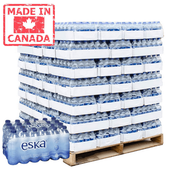 Eska Natural Spring Water, Polyethylene | 500ML/ 24 Units/Case (PALLET 80 CASES)