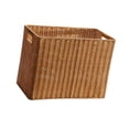 thumbnail image 4 of Cesta de mimbre de imitación, cesta de almacenamiento, cesta para la colada, cesta creativa para diario, cesta tejida para dormitorio, oficina, granja S, 4 of 8
