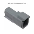 thumbnail image 3 of Riwesomey Universal impermeable Rectangular adaptador Shell conector eléctrico enchufe automotriz sellado enchufes a prueba de arañazos enchufe a prueba Vehículos, repuestos y accesorios Mis Riwesomey VI016698-00, 3 of 6