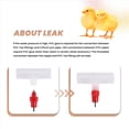 thumbnail image 6 of Chicken Nipples Tee Fittings - Fully Automatic Poultry Waterers Kit Water Drinker 10 Pack, 6 of 9