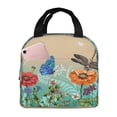 thumbnail image 1 of Vsdgher Colorful Plants And Insects Print Lunch Bag, Lunch Box for Women Adult Men, Lunch Tote Insulated Cooler Lunch Container for Work/Office/Picnic/Travel, 1 of 8