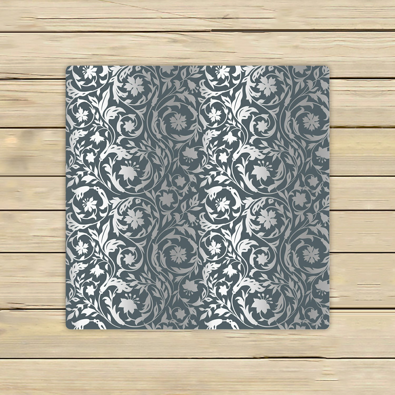 ECZJNT Floral wildflowers Gray with silver Beach Bath Towels Shower