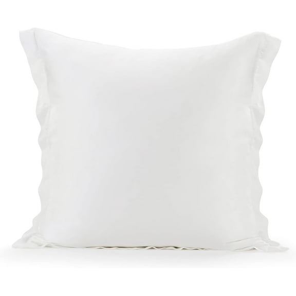 Hiend Accents Lyocell Euro Sham 27" x 27" White