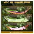 thumbnail image 5 of Hammock Stand 2 Person, Portable Adjustable Steel Frame - 10.3ft, 800lbs Capacity, Black, 5 of 9