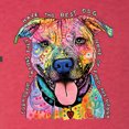 thumbnail image 2 of Dean Russo Best Dog Dog Lover Mens Premium Tri Blend T-Shirt, Vintage Red, X-Large, 2 of 6