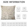 thumbnail image 5 of Nawypu  Sea Coral Pillow Covers Tan Starfish Pillow Case Nautical Coastal Throw Pillow Covers Beach Themed Pillows Covers for Bedroom Home Sofa Decoration, 5 of 5