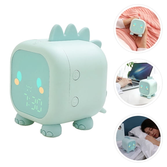 Baluue Green Digital Alarm Clock for Desktop with Snooze, Mute Functions and Easy-to-Read Display