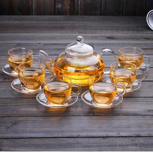 Borosilicate Temperature Resistant Glass Teapot Set